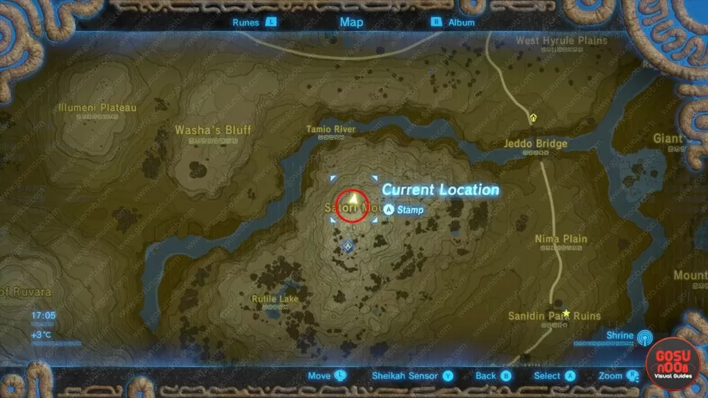 zelda botw lord of the mountain location