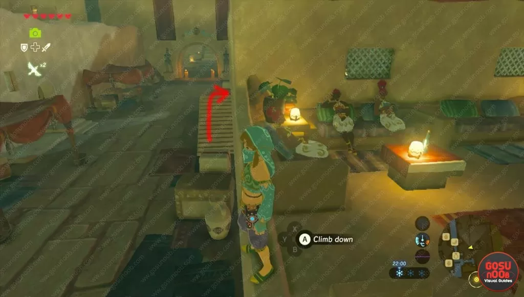 zelda botw secret club side quest password