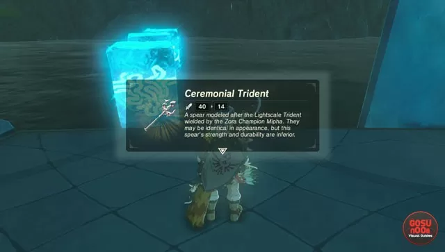 zelda breath of the wild ceremonial trident location