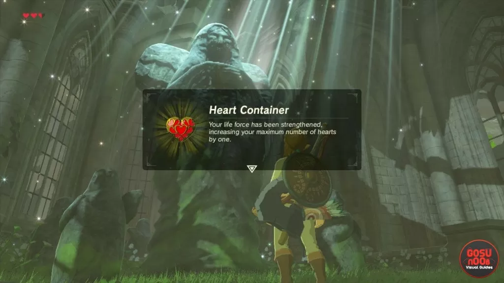 zelda breath of the wild how to swap heart container for stamina vessel