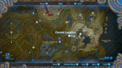 zora Tarrey Town location map Zelda Breath of the Wild
