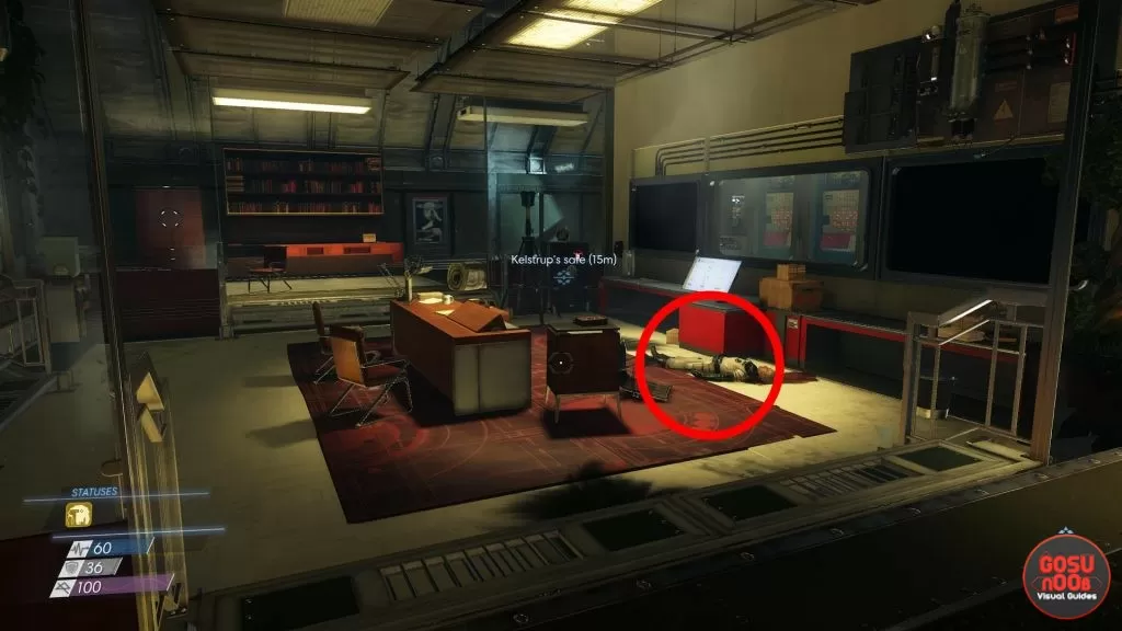 Hans Kelstrup Office & Cabin Keycard Location Prey