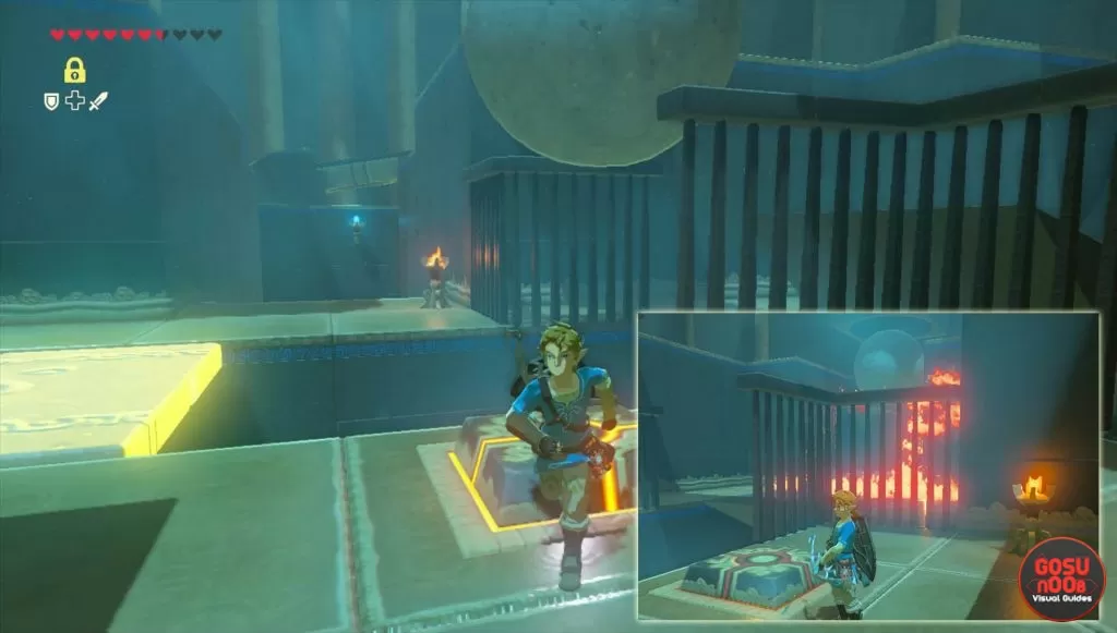 Kaam Ya'tak How to Open Gate Zelda BotW