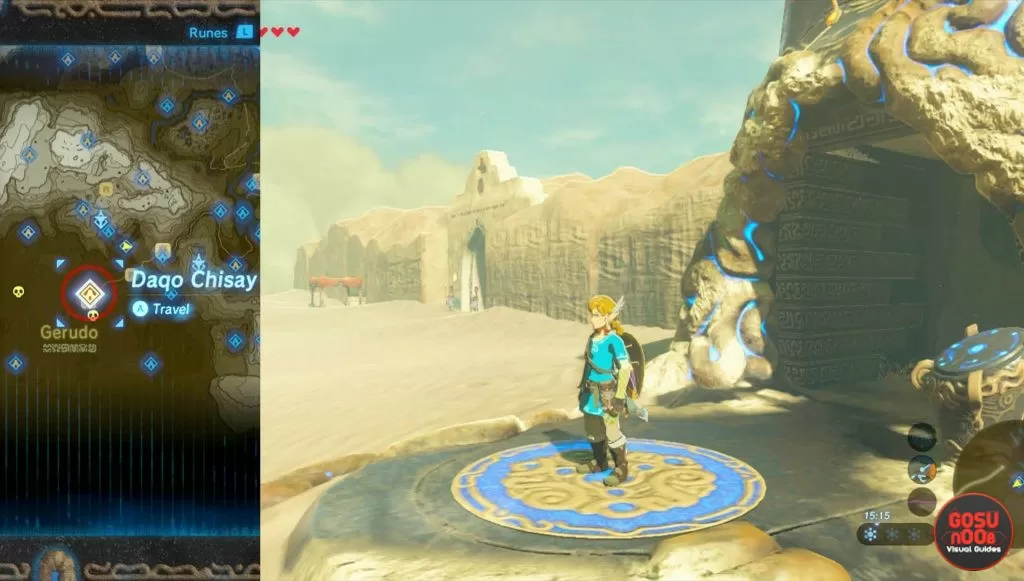 Zelda BotW Daqo Chisay Shrine Location