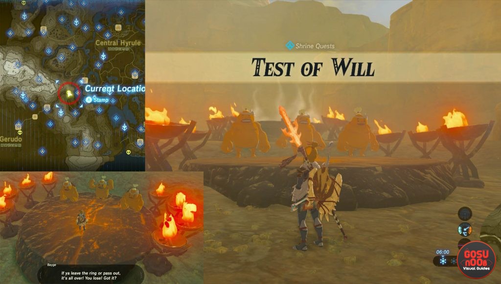 Zelda BotW Joloo Nah Test of Will Quest