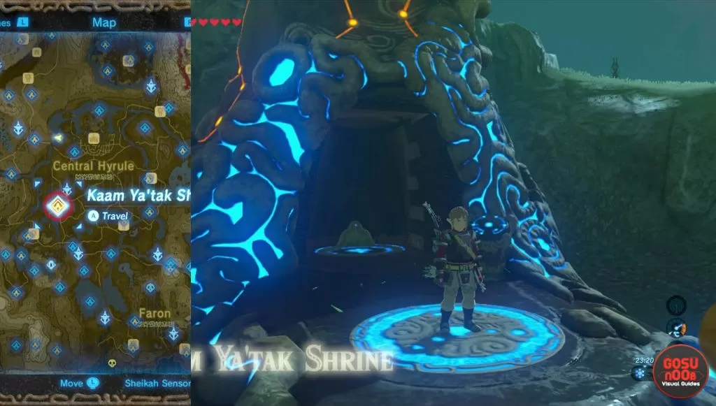 Zelda BotW Kaam Yatak Shrine Location