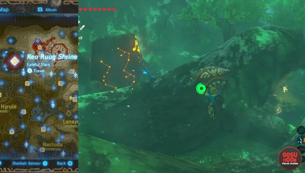 Zelda BotW Keo Ruug Korok Forest Shrine