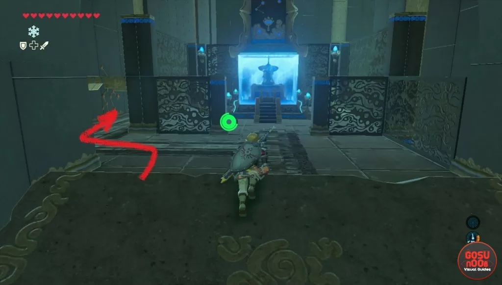 Zelda BotW Mirro Shaz Shrine Giant Ancient Core