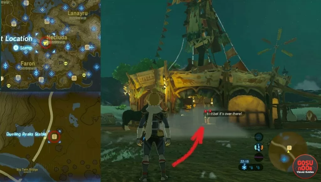 Zelda BotW Misko The Great Bandit Location