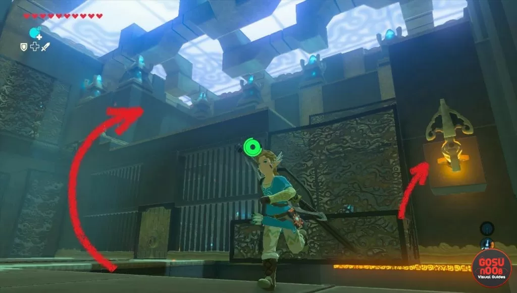 Zelda BotW Rota Ooh Shrine Rotate the Gate