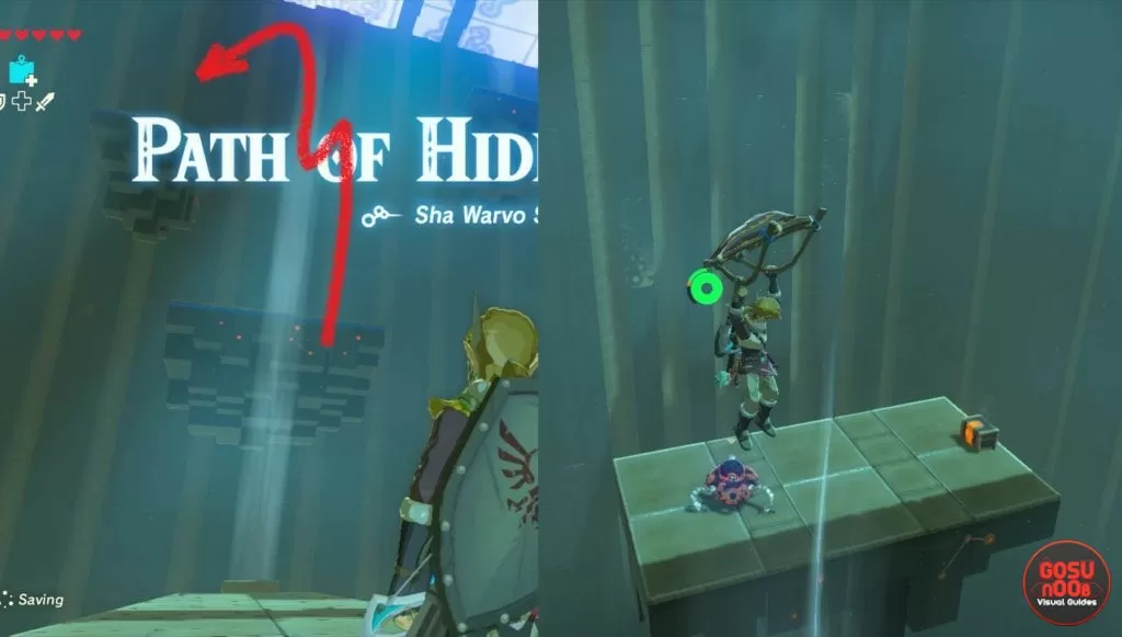 Zelda BotW Sha Warvo Shrine Path of Hidden Winds