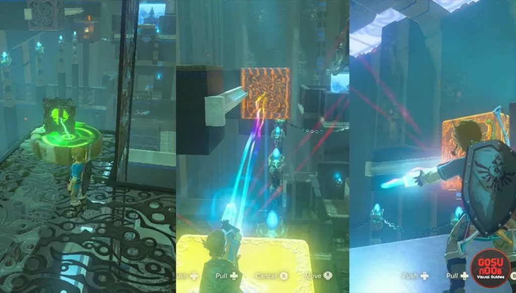 Zelda BotW Solving Dako Tah Shrine