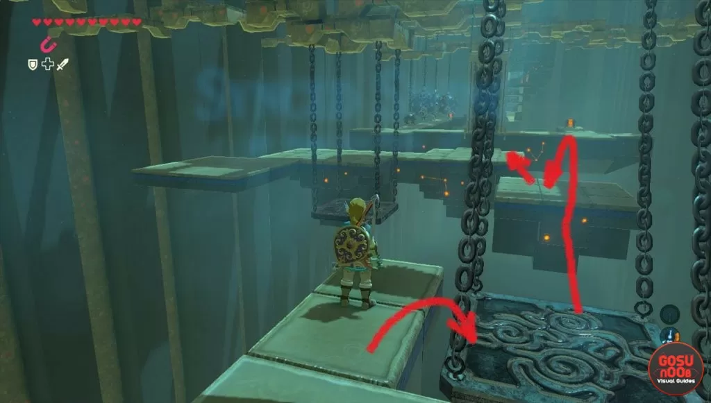 Zelda BotW Mogg Latan Swinging Platform