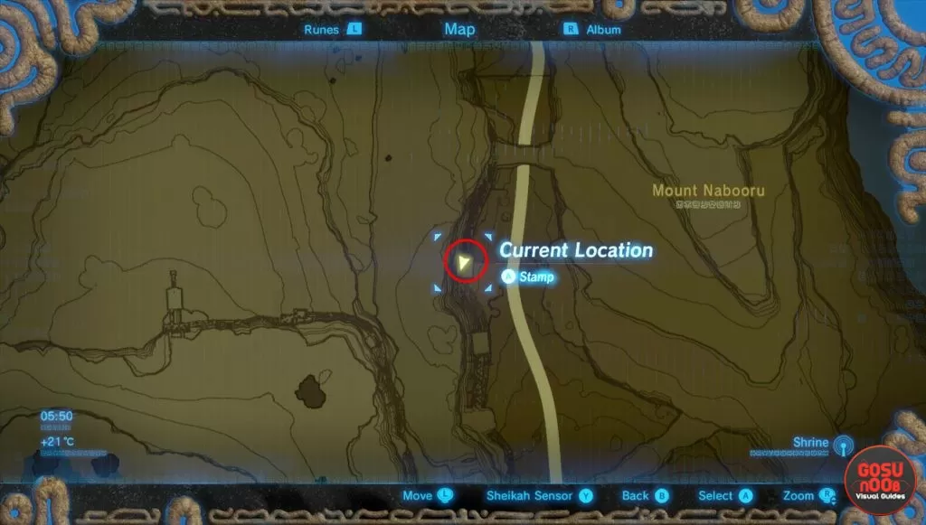 palme location zelda botw