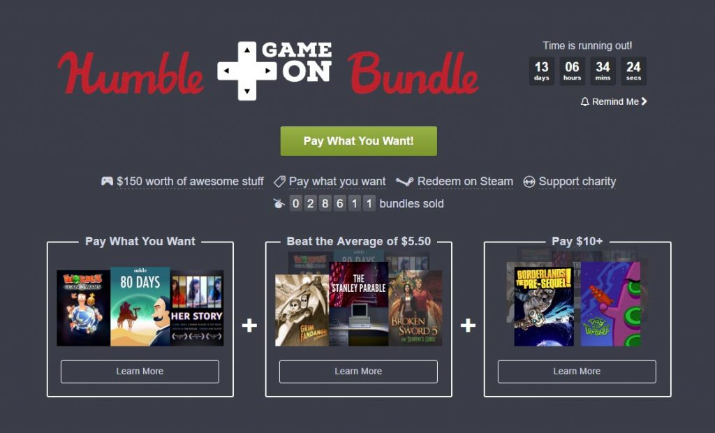 Humble Game On Bundle Offers Stanley Parable, Grim Fandango & More