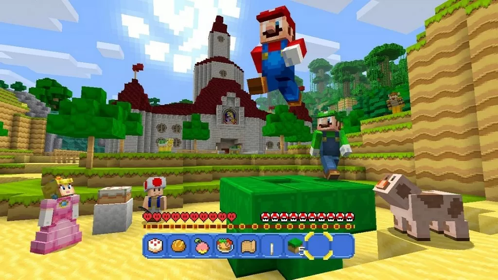 Nintendo Switch Gets Minecraft, Super Mario Mash-Up Pack Included