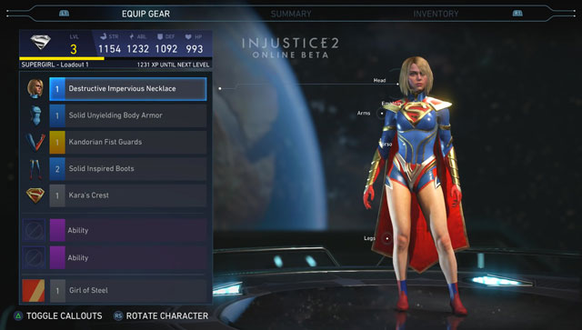 injustice how to earn gear items