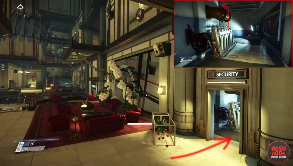 prey security station main lobby secret entrance