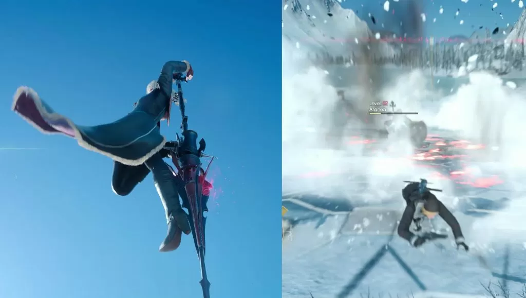 FFXV Aranea Air Attack Phase 2