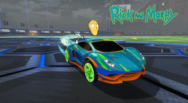 Rocket League Coming to Summer X Games, Getting Rick & Morty DLC
