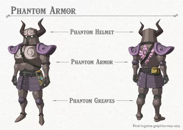 zelda botw phantom armor location