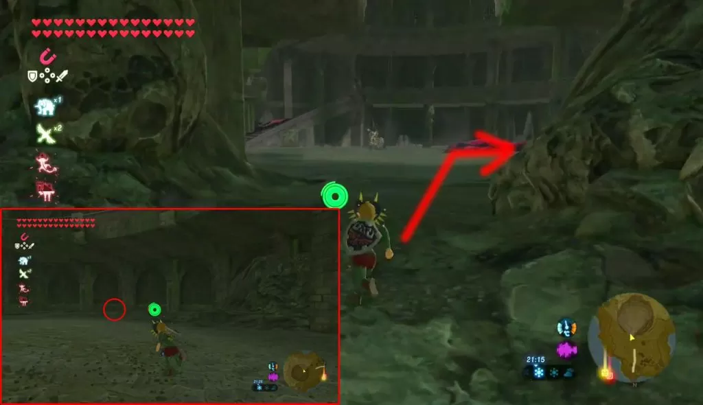 zelda botw phantom helmet location