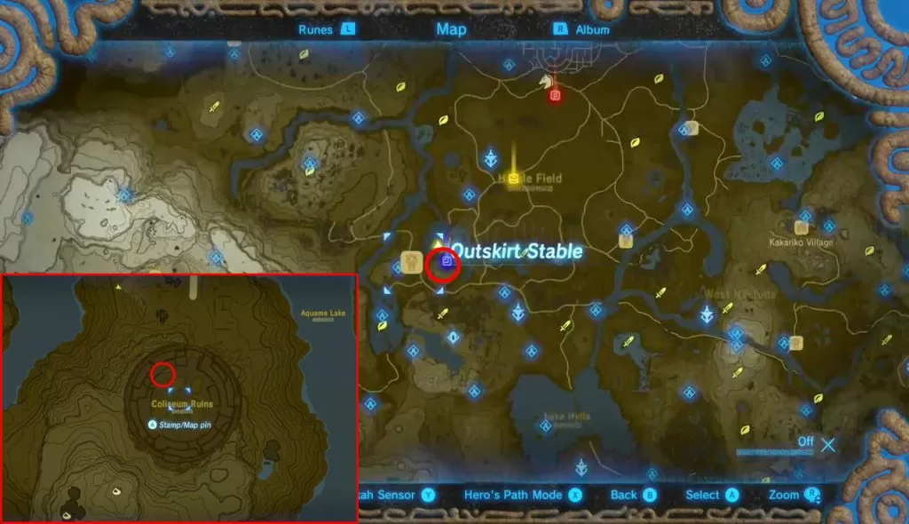 zelda botw treasure phantasma quest