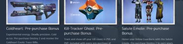 Destiny 2 Three New Preorder Bonuses Discovered on Blizzard App
