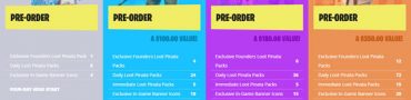 Fortnite All Edition Packs Items and Pre-Order Bonuses
