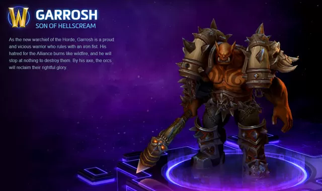 HOTS Garrosh Son of Hellscream Skin