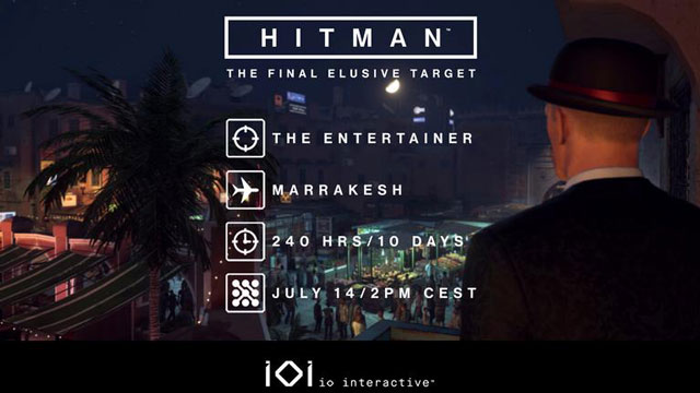 Hitman First Season Final Elusive Target #26 The Entertainer Out on Friday 14 July