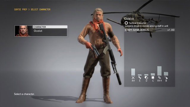 MGS5 The First 2017 Update Lets You Play as Ocelot