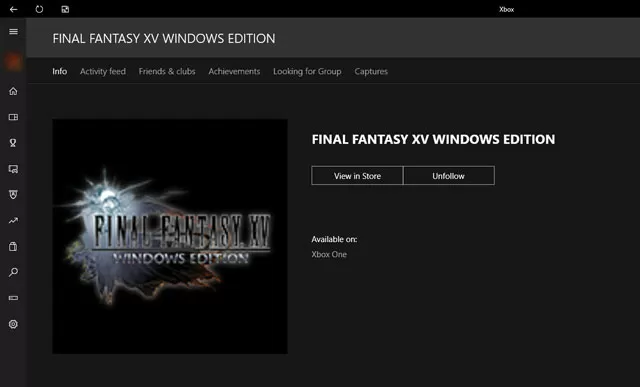 ffxv windows edition xbox play anywhere