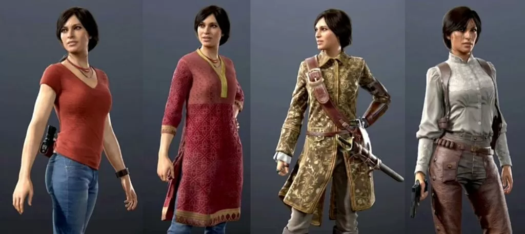 uncharted lost legacy alternate skins