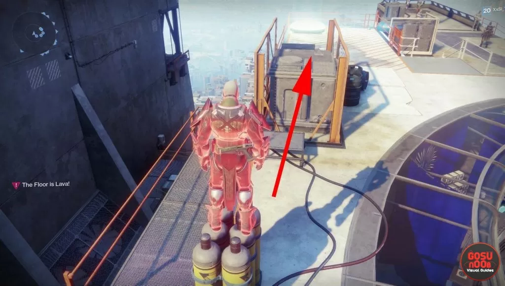 Challenge in Tower in Destiny 2 - Floor is Lava