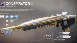 Conspirator Destiny 2 Weapon Leviathan Raid