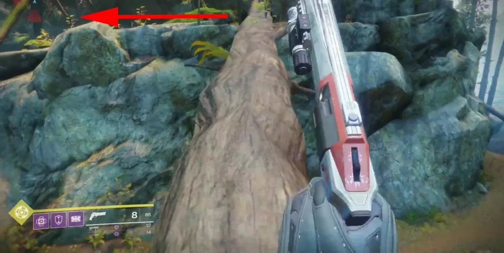 Destiny 2 EDZ Winding Cove Hidden Region Chest Location