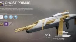 Destiny 2 Ghost Primus Weapon from Leviathan Raid