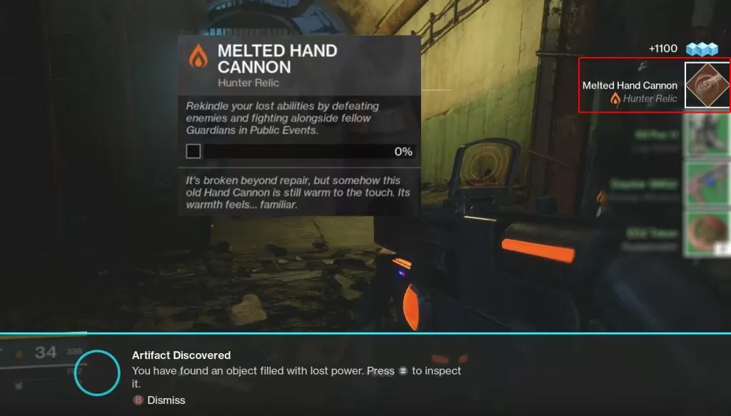 Destiny 2 Melted Hand Cannon