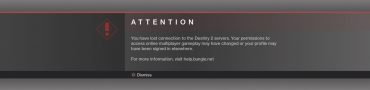 Destiny 2 Permission to access multiplayer online changed