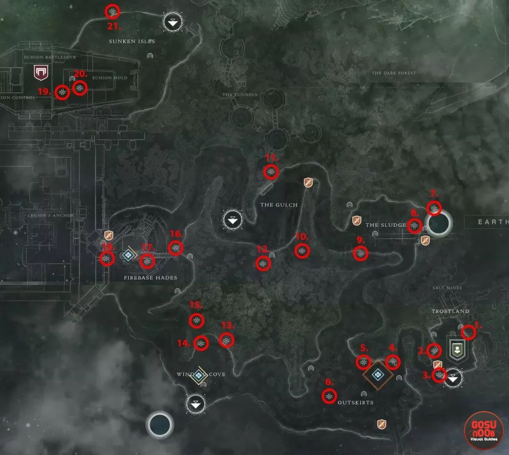 Destiny 2 Region Chest Locations in EDZ