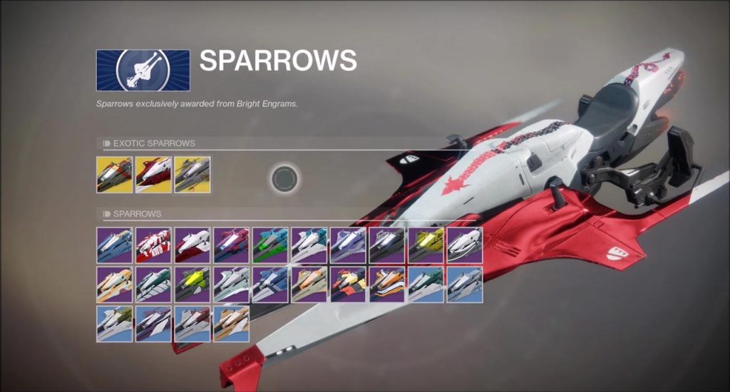 Destiny 2 Sparrows - How to Get Them