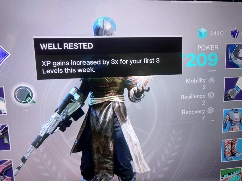 Destiny 2 Well-Rested Buff Mystery