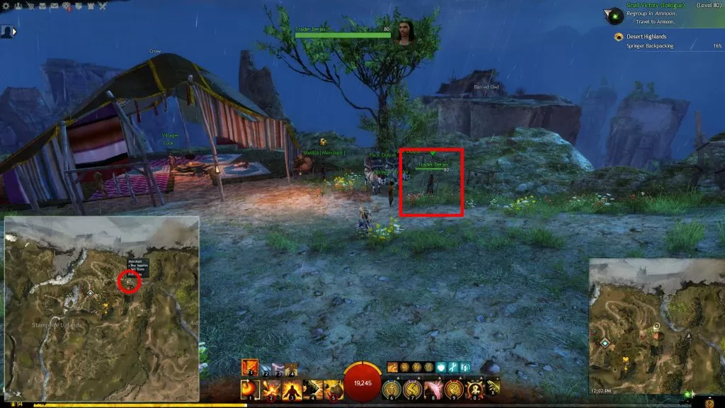 GW2 Trader Berjas Pricklepatch Hollow Springer Treat