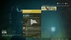 Xur Exotic Weapon Riskrunner