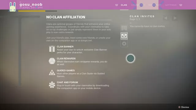 destiny 2 can't get modify clan banner progression problems