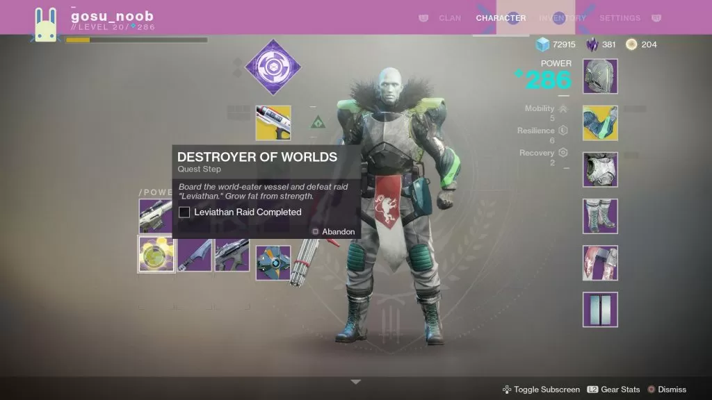 destiny 2 leviathan raid destroyer of worlds