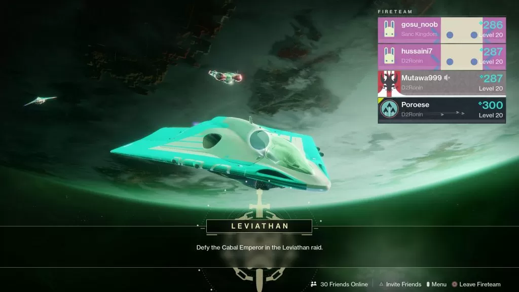 destiny 2 leviathan raid how to start