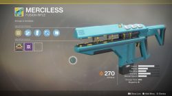 destiny 2 merciless fusion rifle