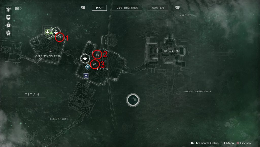 destiny 2 titan lost sector locations